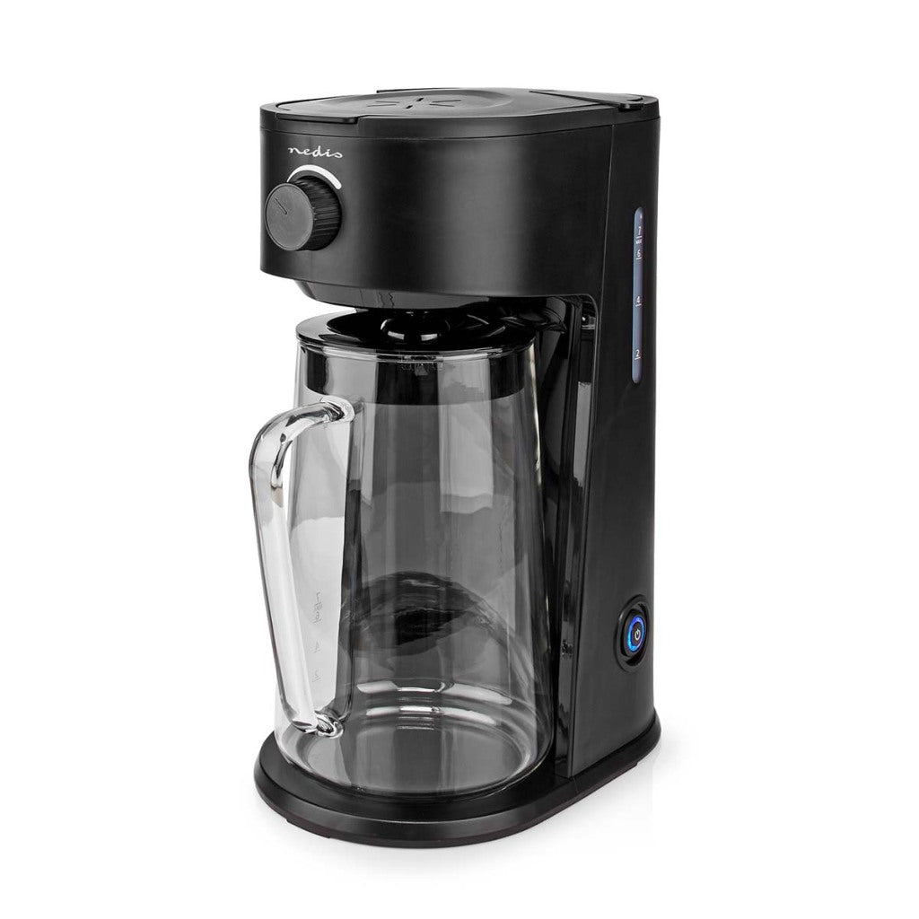Nedis kaicm200fbk Eiskaffee Eisteebereiter Filterkaffee 2,5 l 6 Tassen schwarz