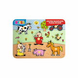 Studio 100 Form Puzzle Farm Junior Wood 7 Stücke