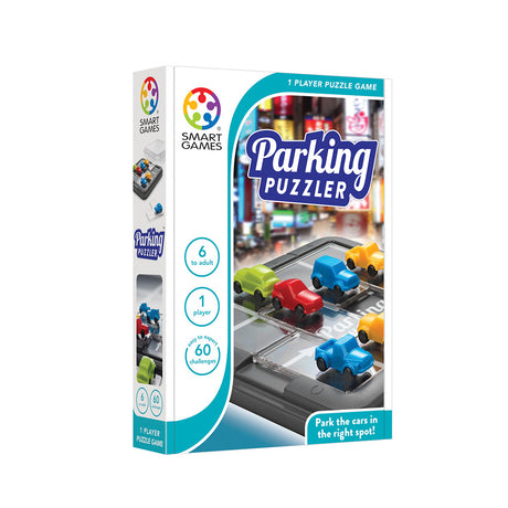 Intelligente Spiele – Parkrätsel – 60 Aufgaben – Denksportaufgabe – Autos – Reisespiel