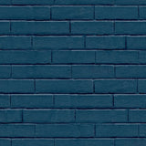 Noordwand Noordwand Wallpaper Good Vibes Brick Wall Blue