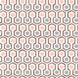 Wall North Noordwand Wallpaper Good Vibes Patrón hexágono Pink and Purple