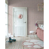 Wall North Noordwand Wallpaper Good Vibes Patrón hexágono Pink and Purple