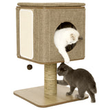 Jack and Vanilla Jack and Vanilla Cat Furniture Molly 42x42x67 cm Brown