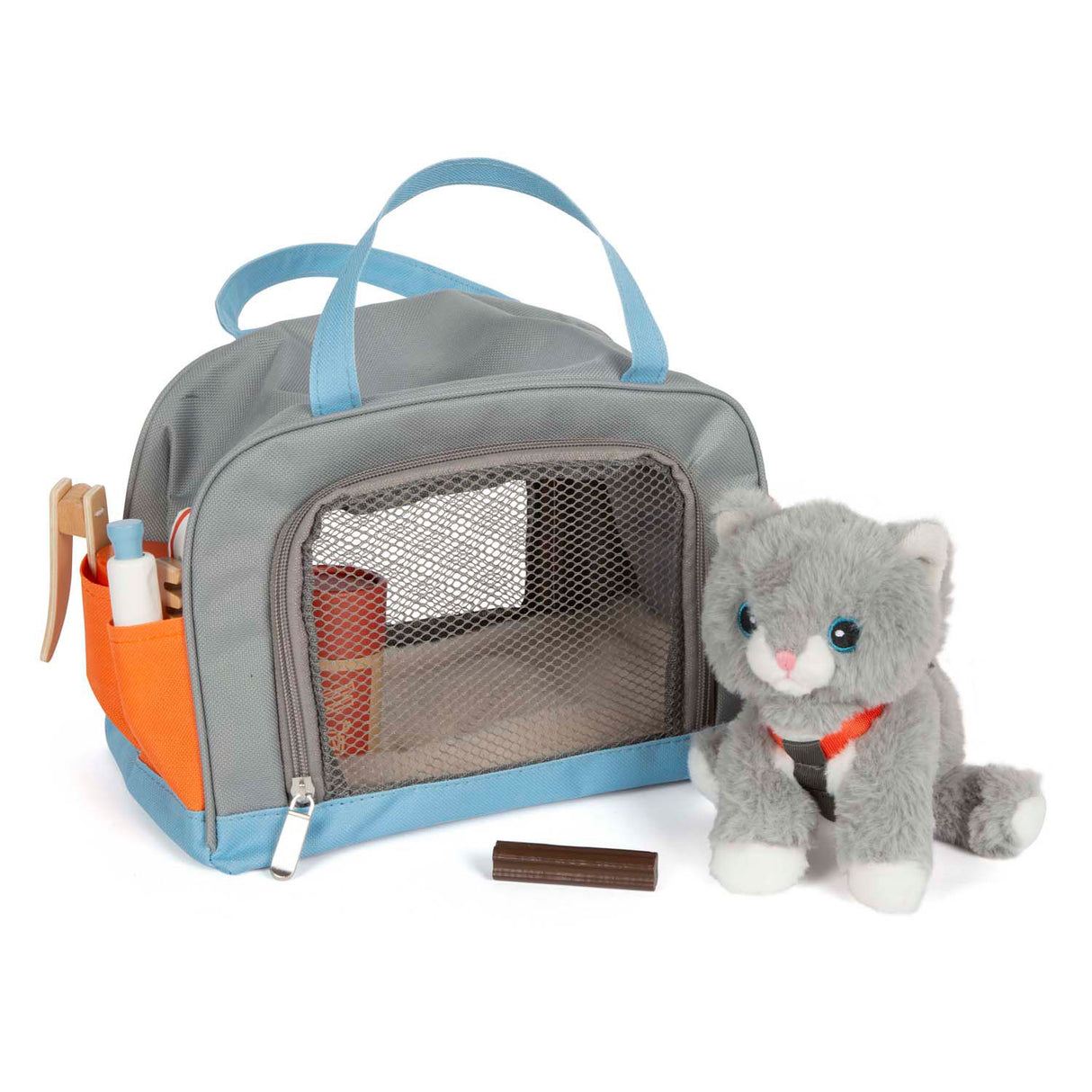 Peque de pie - Cuddle Cat con bolsa de transportista y set de cuidado