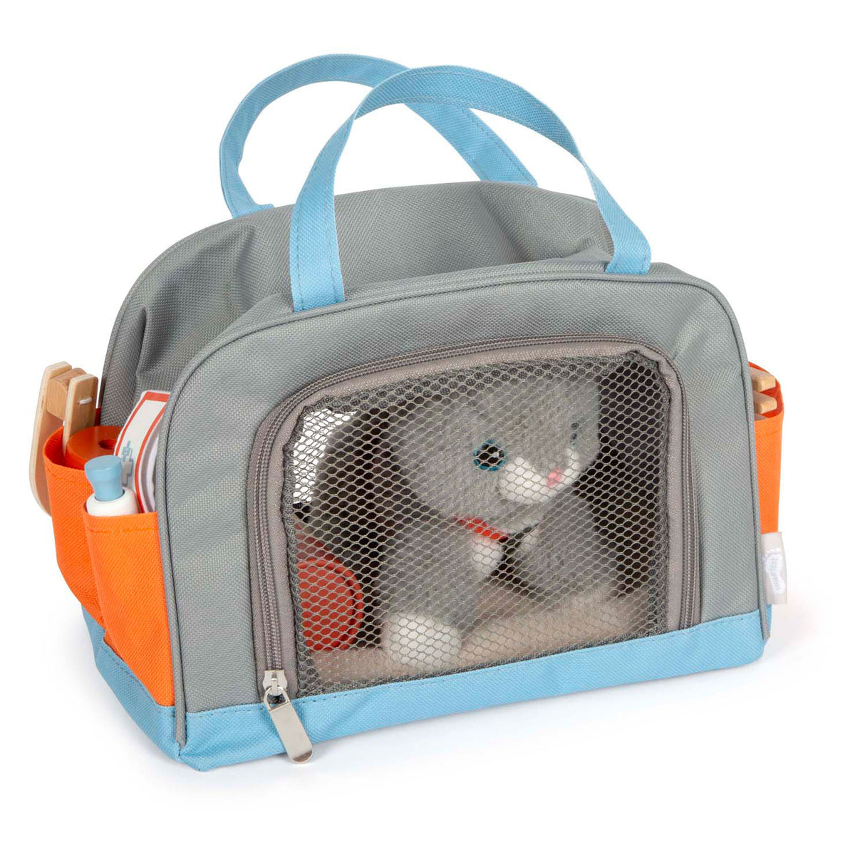 Peque de pie - Cuddle Cat con bolsa de transportista y set de cuidado