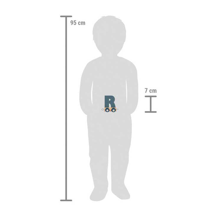 Small Foot - Holzbuchstabenzug Polar - r