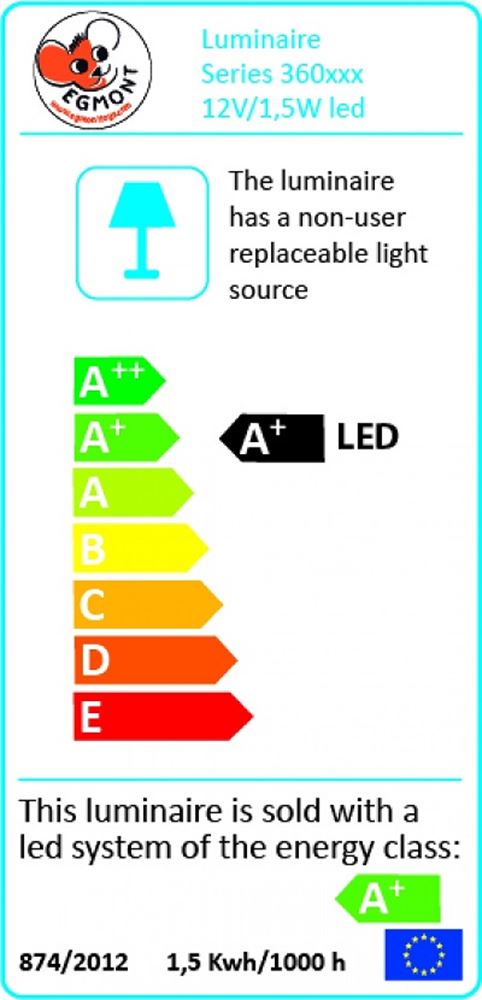 Egmont LED-Modul 12V - 1,5W + Halter.