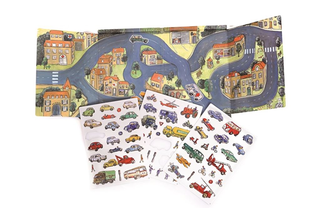 Egmont magneetspel auto's. 25x24x cm. 3+