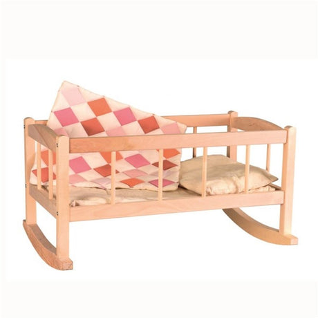 Holzbett mit Decke. 50x30x27 cm 2+