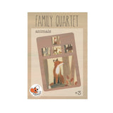 Tierquartett der Familie Egmont. FSC-Karton