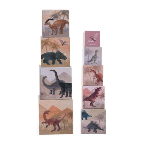 1.2.3 Dinosaurier-Stapel-Pyramide. FSC Karton