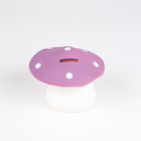 Egmont Spardose Pilz Flieder. 11 cm.