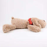 Abi egmont knuffel hond g, liggend 39 cm. | 2 stuks
