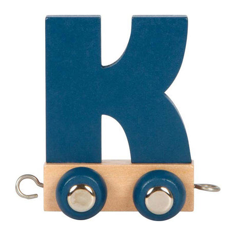 Kleiner Fuß - Holzbuchstabenzug Polar - k