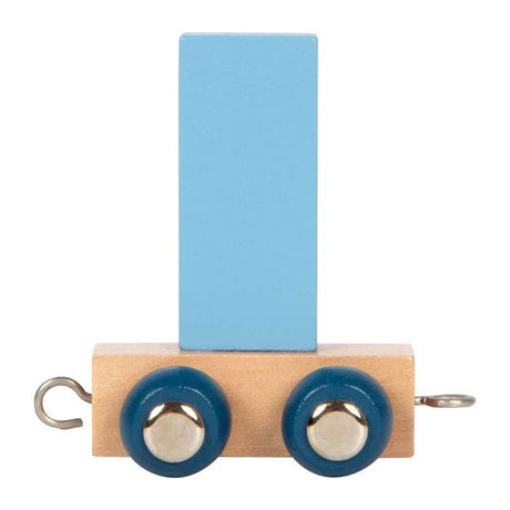 Kleiner Fuß - Holzbuchstabenzug Polar - i