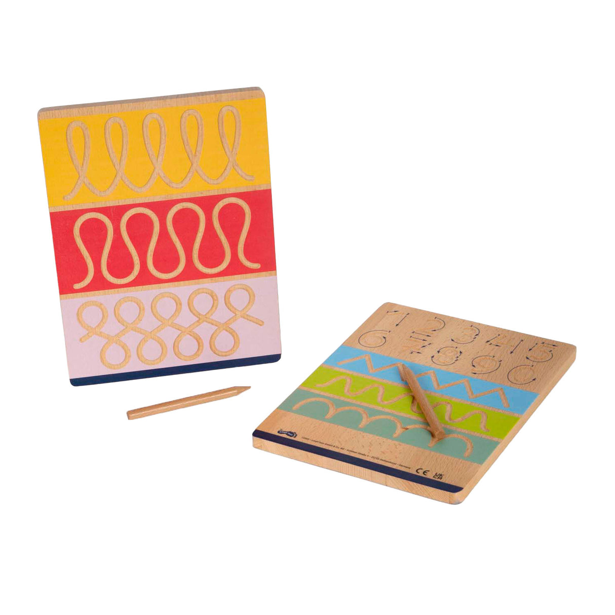 Small Foot - Wood Writing Board Set for Writing Training