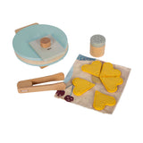 Small foot - wooden waffle iron play set, 10dlg.