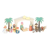 Small Foot - Weihnachtsgeschichten-Spielset mit Krippe aus Holz