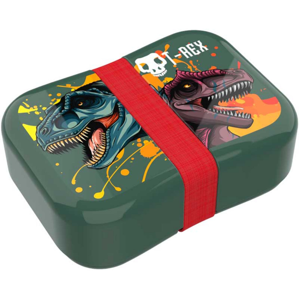 Basic Lunchbox T-Rex Rouge vert foncé