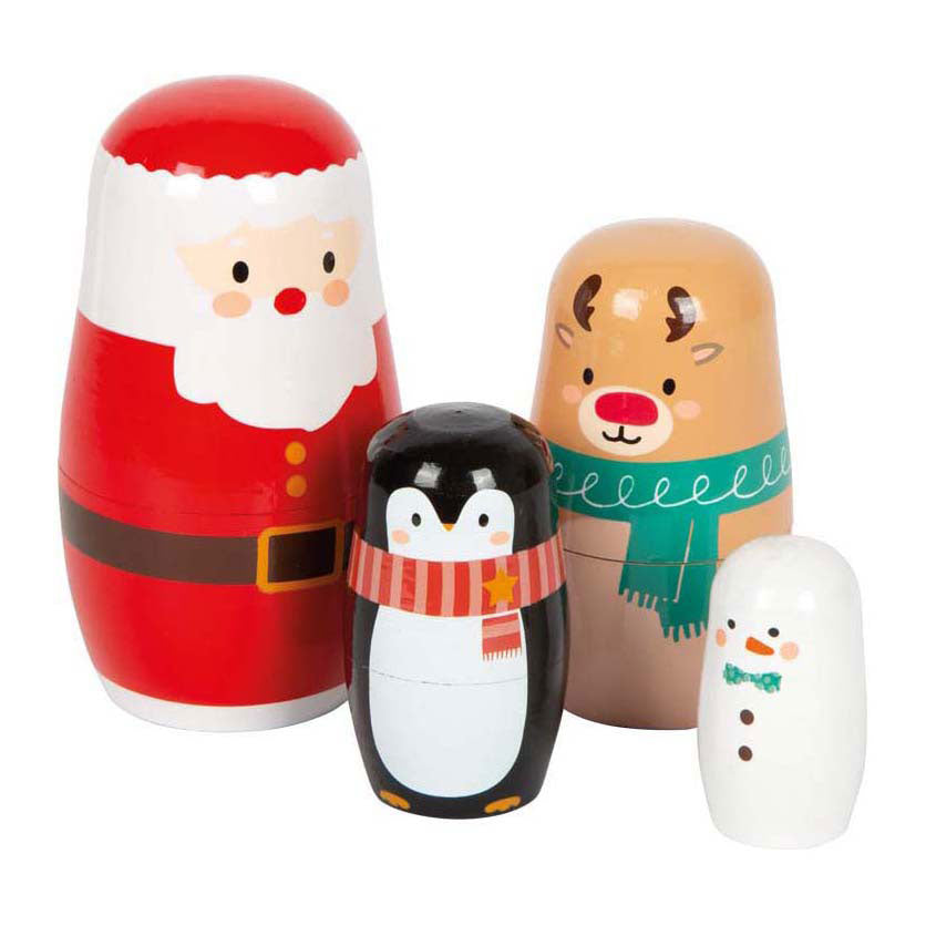 Small Foot - Weihnachts-Matroschka-Puppen