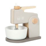 Small Foot - Mixer-Spielset aus Holz, grau, lecker