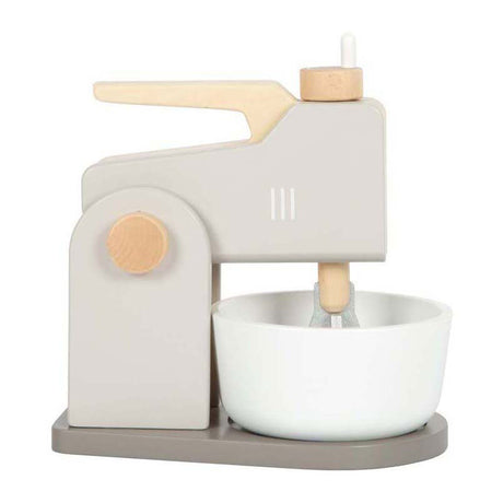 Small Foot - Mixer-Spielset aus Holz, grau, lecker