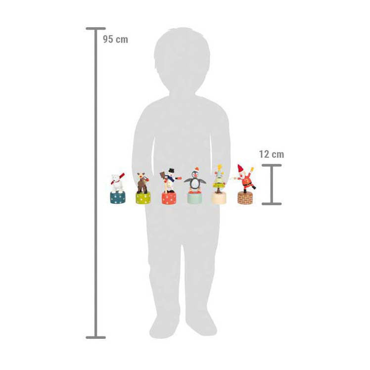 Small Foot - Display Weihnachts- und Wintertanzfiguren, 12-tlg.