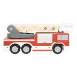 Small Foot - Feuerwehrauto aus Holz mit Drehleiter