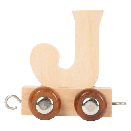 Small Foot - Buchstabenzug aus Holz - j - 12 Stück