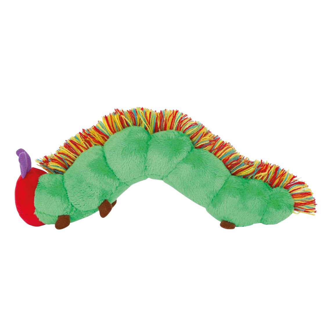 Kleine Fußraupe nie genug Kuscheltier - 28cm