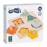 Kleiner Fuß - Holzformen Montessori-Puzzle FSC