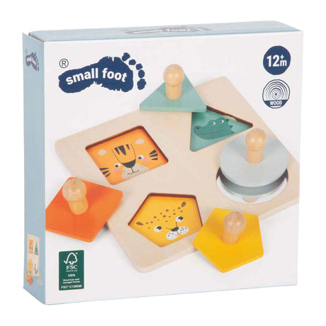 Kleiner Fuß - Holzformen Montessori-Puzzle FSC