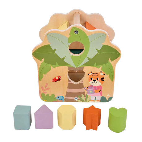 Small Foot - Formensortierer aus Holz Jungle Friends FSC