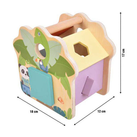 Small Foot - Formensortierer aus Holz Jungle Friends FSC