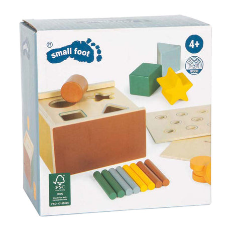 Kleiner Fuß - Montessori-Formspiel aus Holz fsc