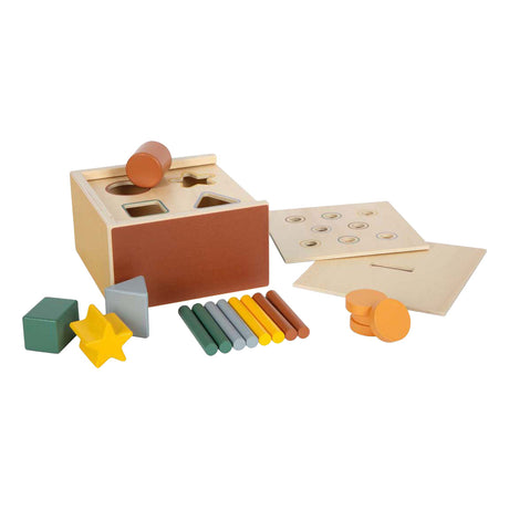 Kleiner Fuß - Montessori-Formspiel aus Holz fsc