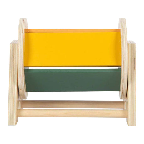 Kleiner Fuß - Montessori-Drehtrommel aus Holz fsc