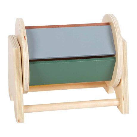 Kleiner Fuß - Montessori-Drehtrommel aus Holz fsc