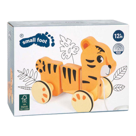 Small Foot - Holzzugtier Tiger Safari FSC