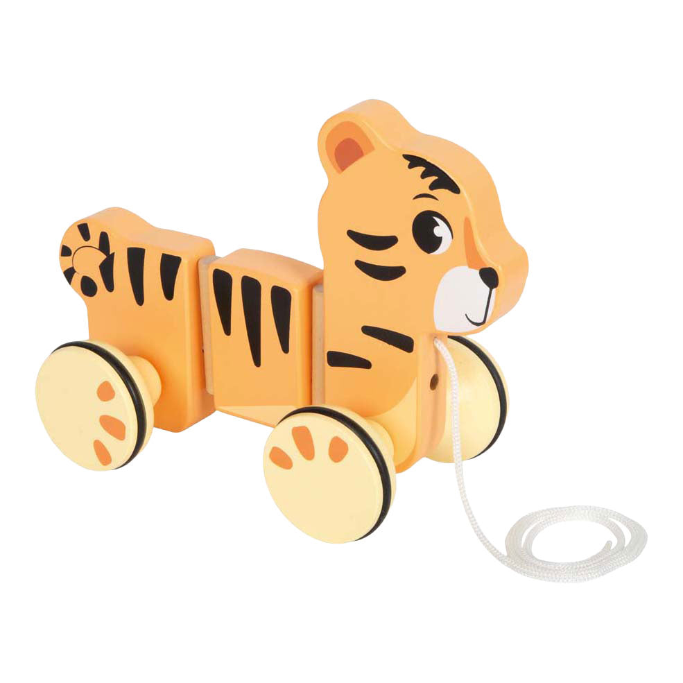 Small Foot - Holzzugtier Tiger Safari FSC