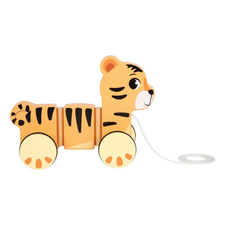 Small Foot - Holzzugtier Tiger Safari FSC