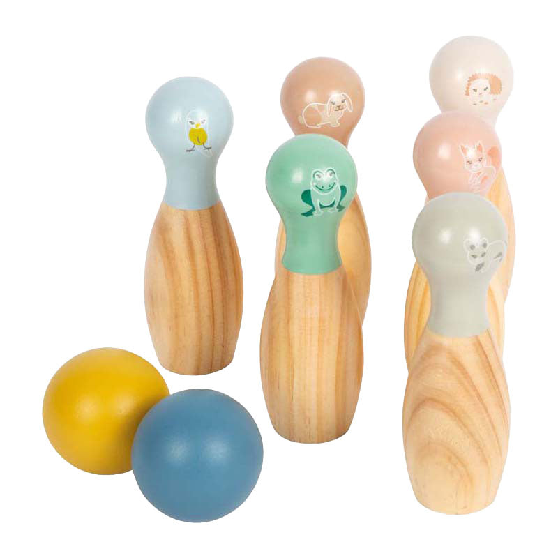 Small Foot - Bowlingspiel Garden Buddies - 8-tlg.