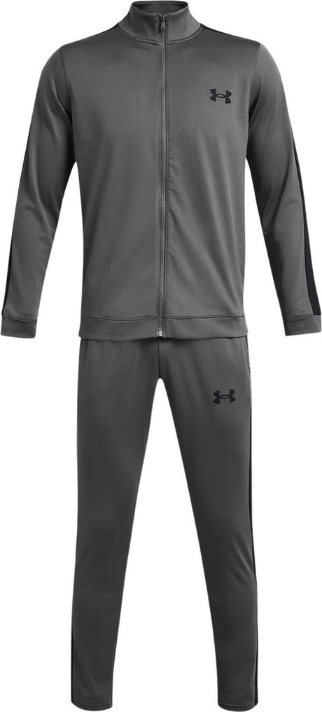 Under Armour UA Rival Knit Trainingsanzug – Grau Herren-Trainingsanzug – Castlerock – Schwarz