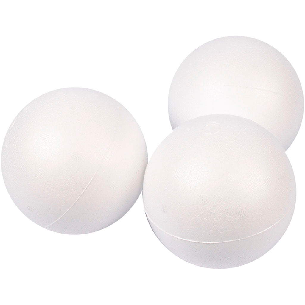 Creativ Company Bälle, D 10 cm, weiß, 25 Stück 1 Box