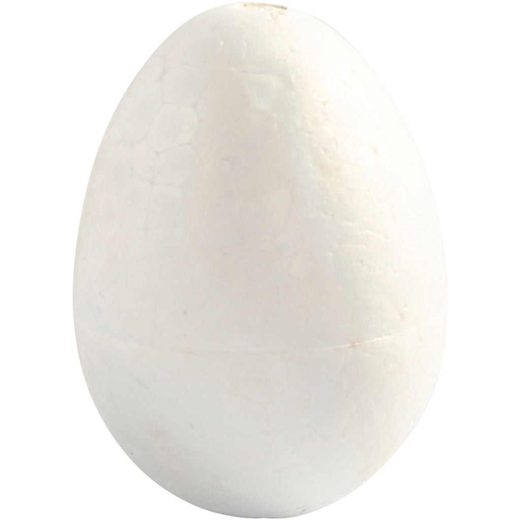 Creativ Company Eier, H: 6 cm, weiß, 5 Stück 1 Box
