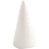 Creativ Company Kegel, H: 11 cm, T 5,5 cm, weiß, 5 Stück 1 Box