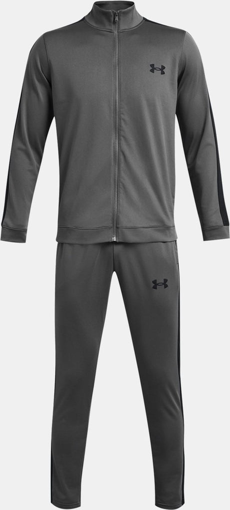 Under Armour UA Rival Knit Trainingsanzug – Grau Herren-Trainingsanzug – Castlerock – Schwarz