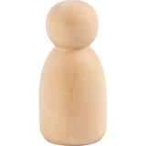 Creativ Company Holzfigur, oval, H: 6 cm, 5 Stück 1 Box
