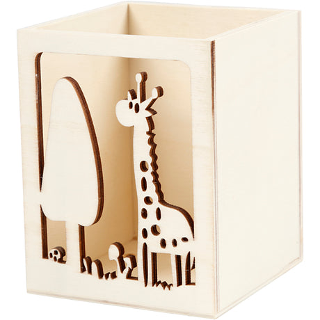 Kreativunternehmen https: www.cchobby.nl Bleistiftbox-Giraffe-10-cm-8-cm-1-Stück