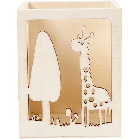 Kreativunternehmen https: www.cchobby.nl Bleistiftbox-Giraffe-10-cm-8-cm-1-Stück